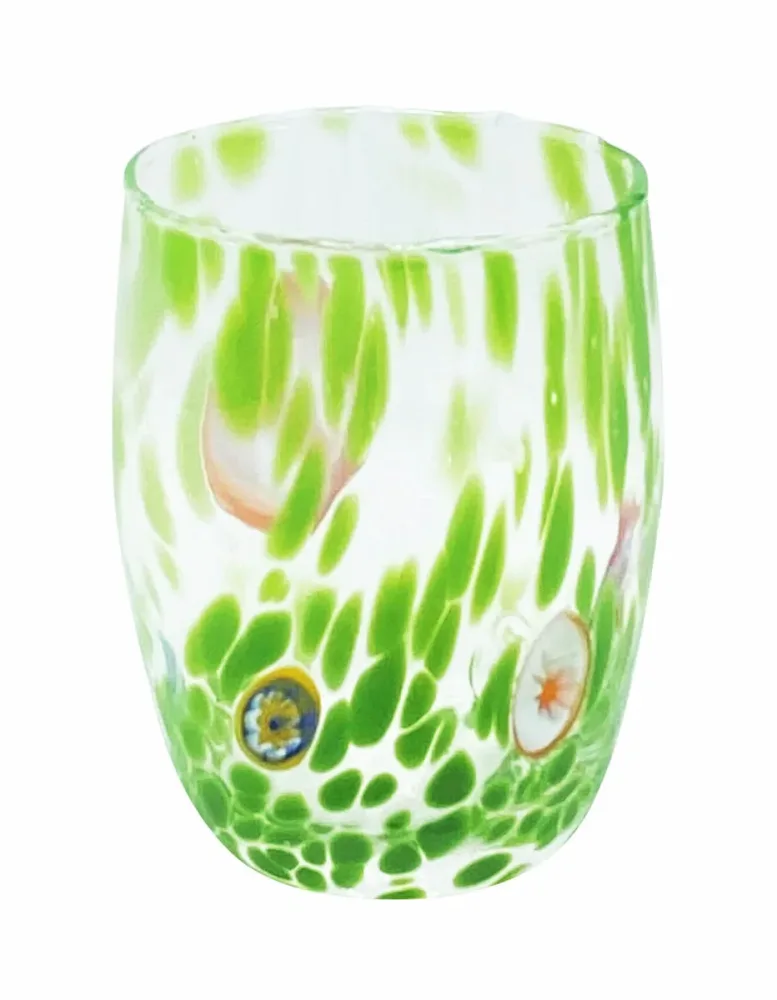 Murano Trinkglas handgemacht Grün