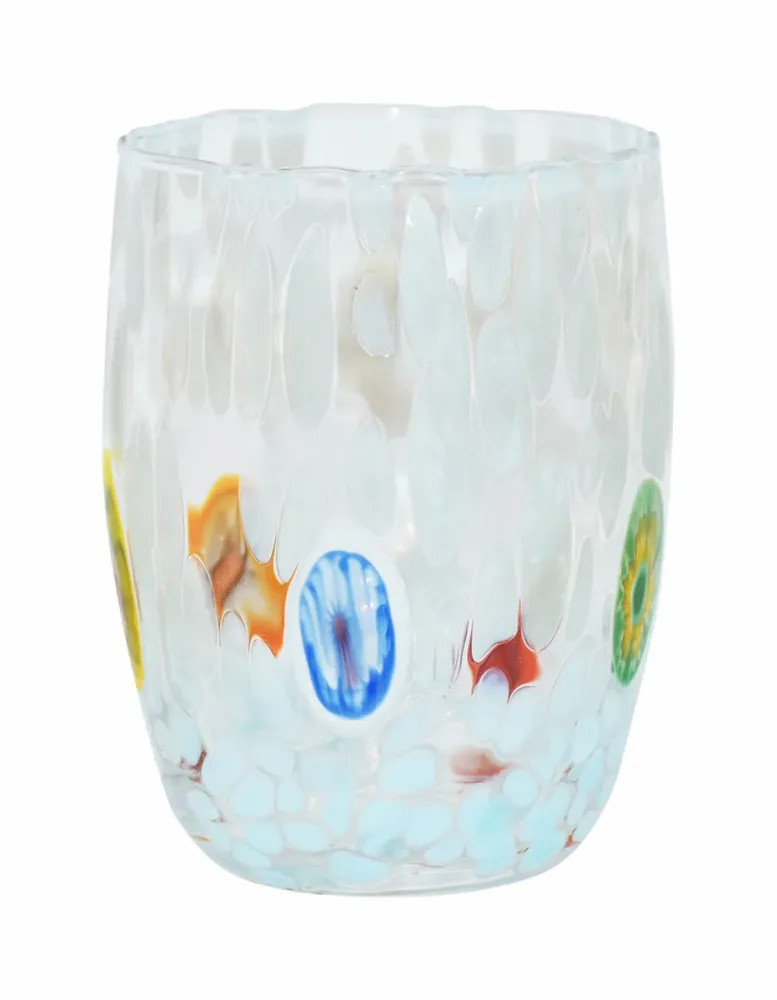 Murano Trinkglas handgemacht Hellblau