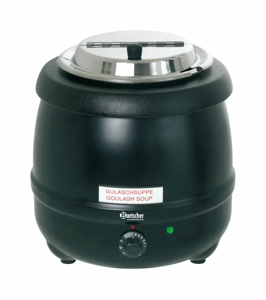 Bartscher Suppentopf Economic 9L – Gastro Pfanne/Gastro Topf – schwarz
