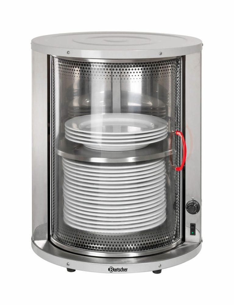 Bartscher Tellerwärmer mit Glastür, 30-40 Teller – Gastro Inventar/Gastro Einrichtungen – edelstahl