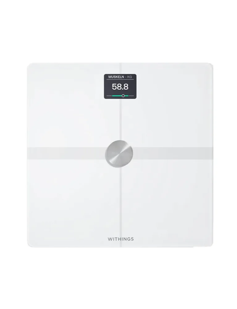 Withings Body Smart - White Analyse-Körperwaage – Körperanalysewaage/Körperfettwaage – weiss