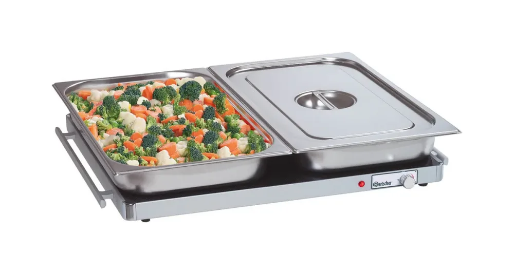 Bartscher Warmhalteplatte GN 2/1 – Gastro Inventar/Gastro Einrichtungen – glas