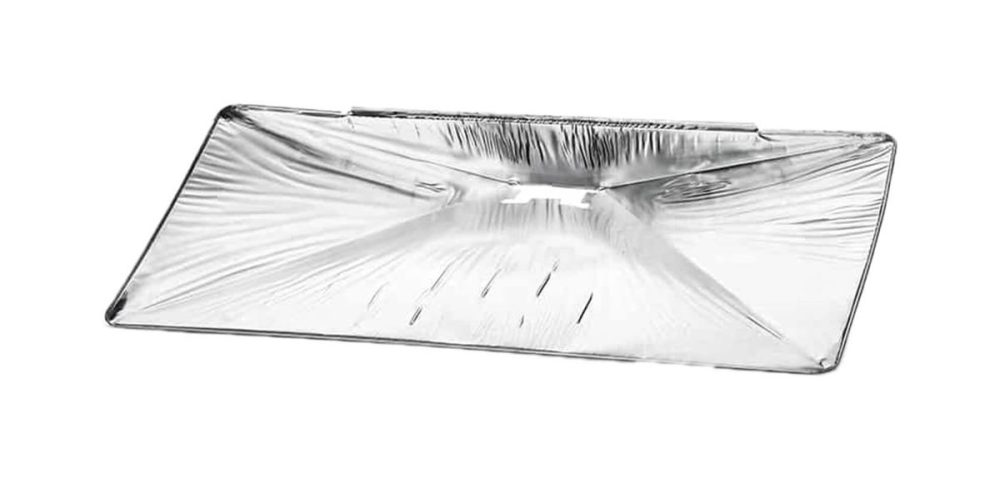 Napoleon Alu-Auffangschale für Rogue 625 3 Stück – Grill Ablage/Grill Rollwagen/Grill Erweiterung – silber