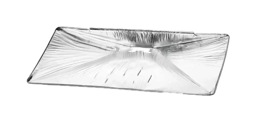Napoleon Alu-Auffangschale für Rogue 625 3 Stück – Grill Ablage/Grill Rollwagen/Grill Erweiterung – silber