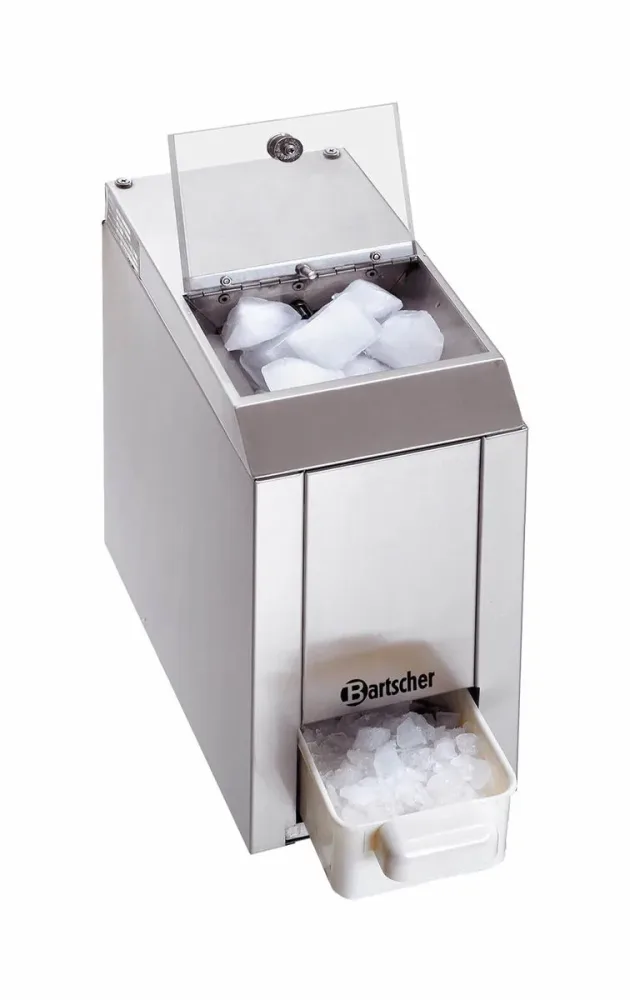 Bartscher Ice-Crusher 60 kg/h – Gastro Eiswürfelmaschine – edelstahl