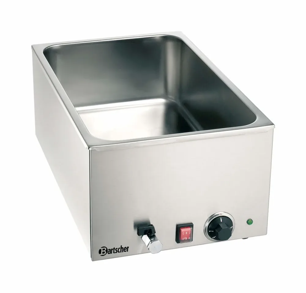 Bartscher Bain-Marie GN 1/1-150mm, mit Ablasshahn – Gastro Inventar/Gastro Einrichtungen – edelstahl