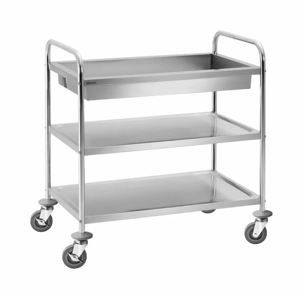 Bartscher Servier-/Transportwagen TS210 – Gastro Inventar/Gastro Einrichtungen – grau