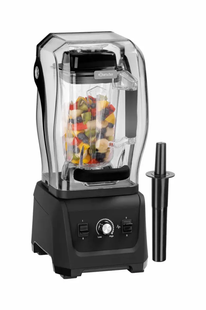 Bartscher Blender PRO XTRA 2.5 Liter Mixer – Gastro Aufschnittmaschine, Mixer & Küchenmaschine – schwarz