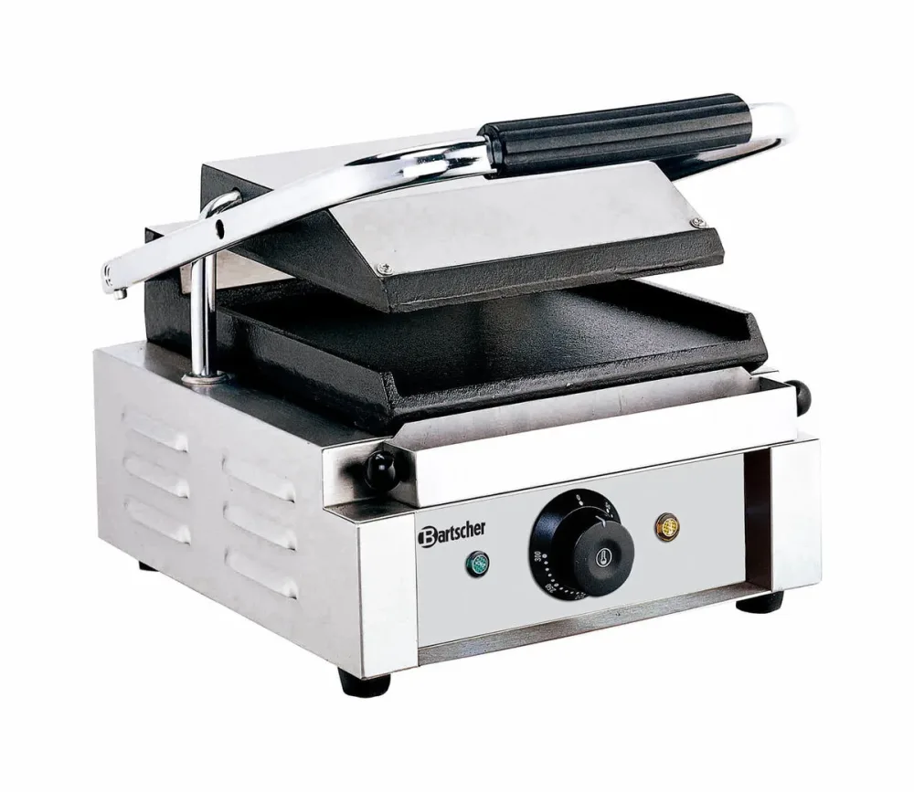 Bartscher Kontaktgrill, glatt/glatt Kontaktgrill – Gastro Grill/Griddleplatte – edelstahl