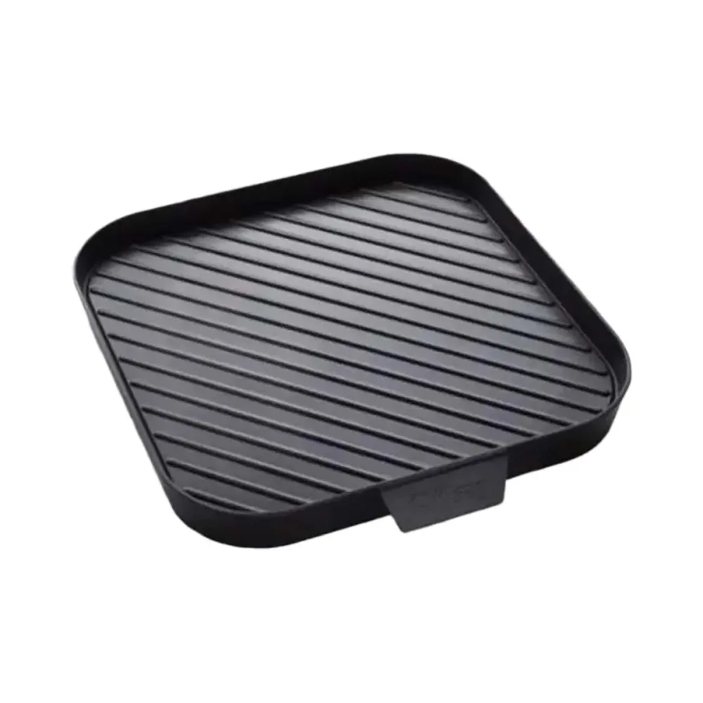 Kisag Grillplatte Quadro – Grillplatte/Grillrost – schwarz