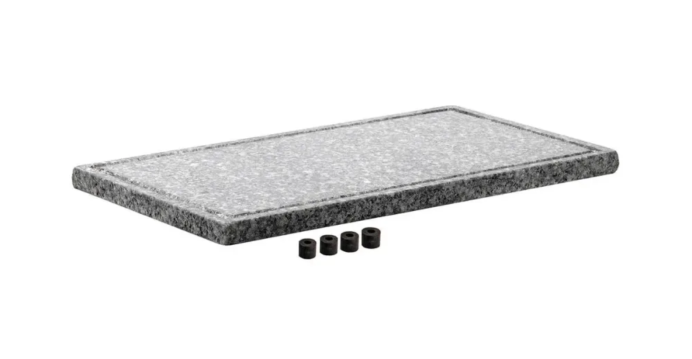 Stöckli Hot'Stone Grillplatte zu PizzaGrill for8 – Pizza Ofen – weiss