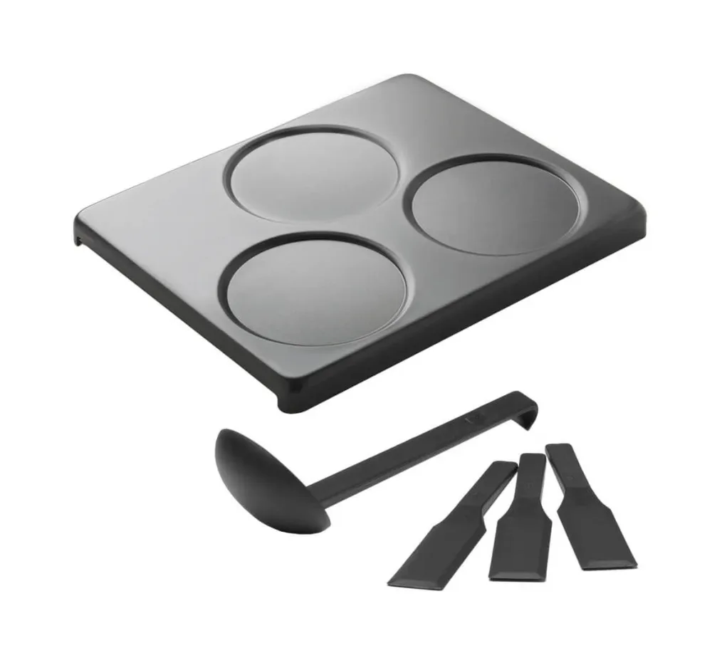 Stöckli Crêpeplatte PizzaGrill for 6 – Pizza Ofen – anthrazit