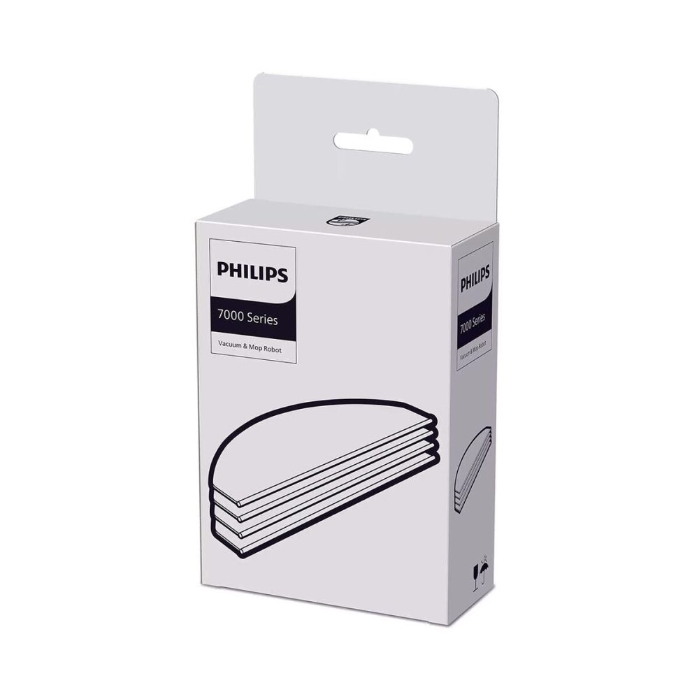 Philips Mikrofasertücher (4x) für 7000 Series Saugroboter XV1470/00 – Staubsaugerfilter