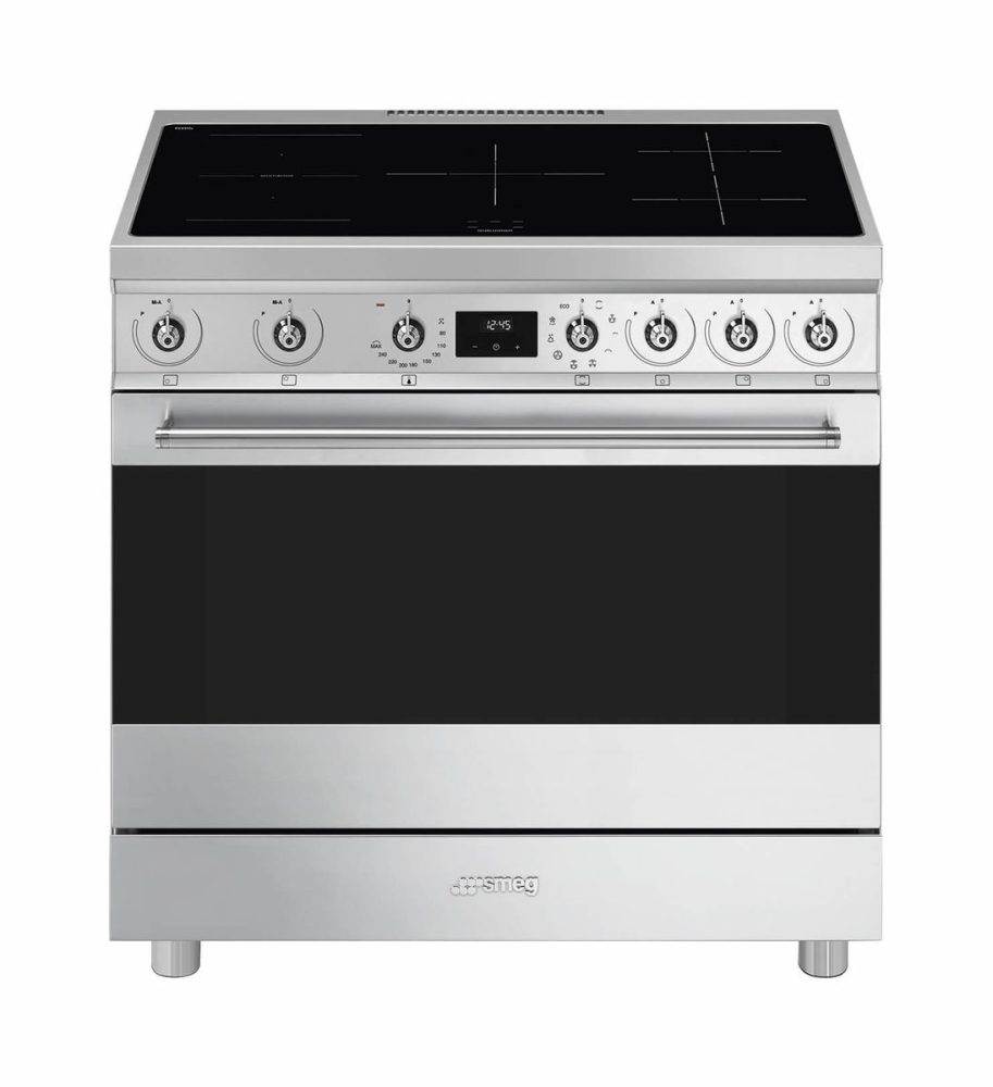 Smeg C9IMX2 Herd mit Induktionskochfeld – Kochherd freistehend – edelstahl