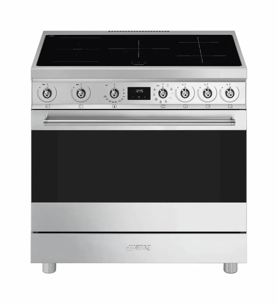 Smeg C9IMX2 Herd mit Induktionskochfeld – Kochherd freistehend – edelstahl