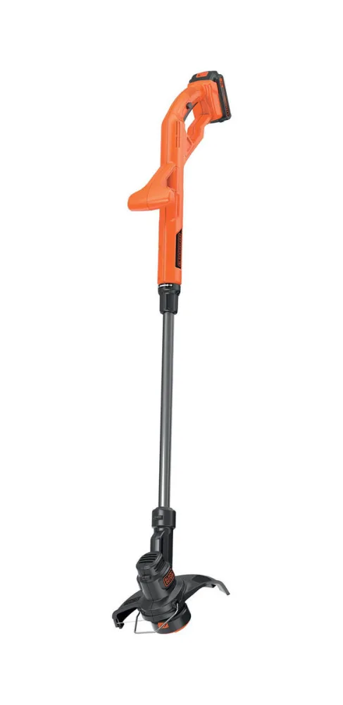 Black & Decker Akku Akku-Rasentrimmer inkl. Akku, inkl. Ladegerät, Höhenverstellbarer Griff 18 V Schnittbreite (max.):