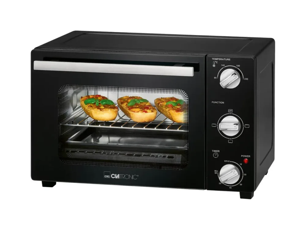 Clatronic MBG 3726 Multi-Backofen – Mini Backofen – schwarz
