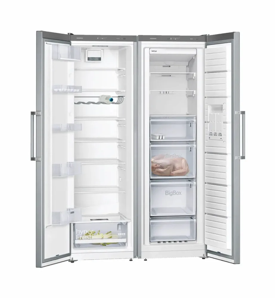 Siemens KA95NVIEP Kühl- / Gefrierkombination – Food Center – edelstahl