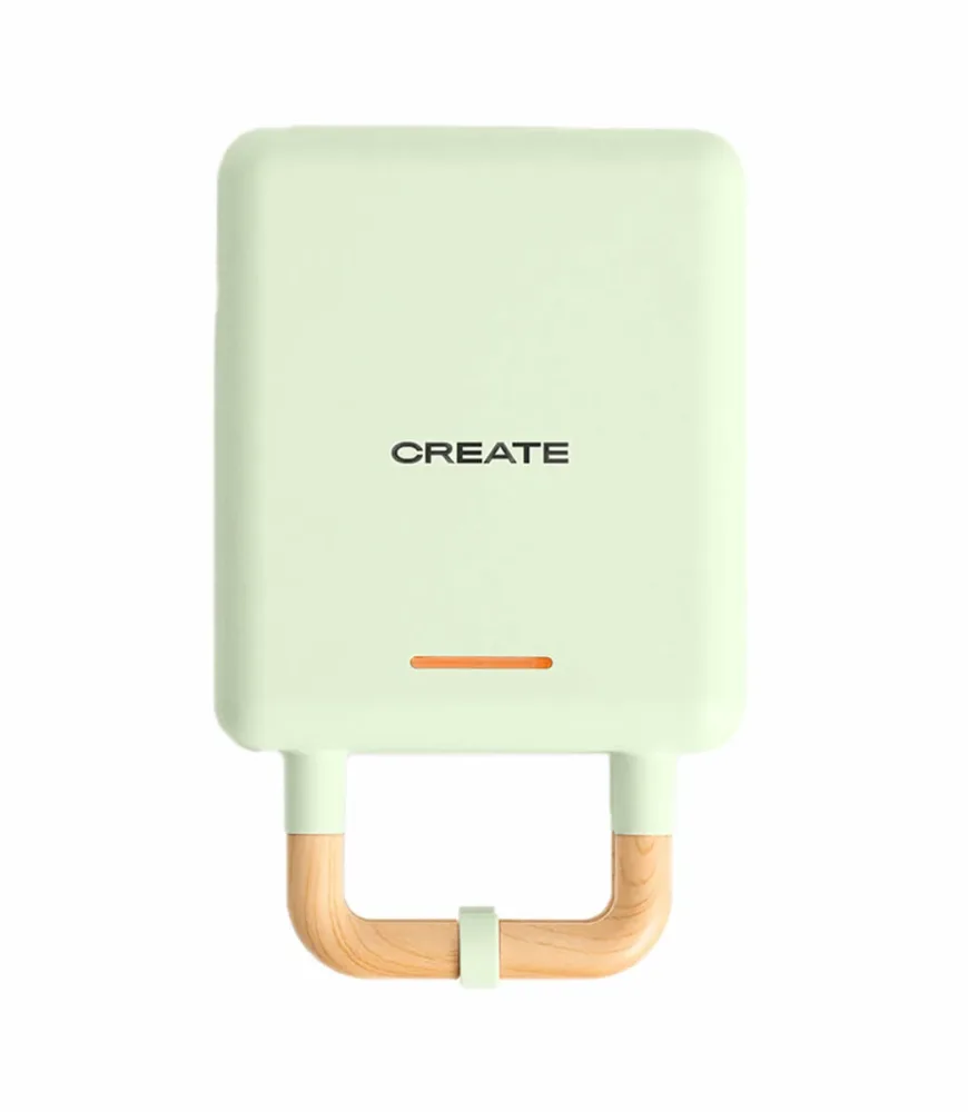 CREATE STONE 2 IN 1 COMPACT pastelgrün Sandwich Maker – Sandwichmaker/Sandwichtoaster – pastellgrün