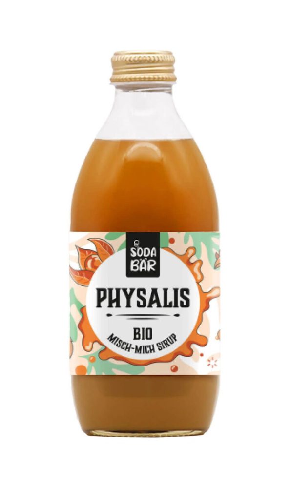 Sodabär Bio-Sirup Physalis 330 ml – Wassersprudler Sirup