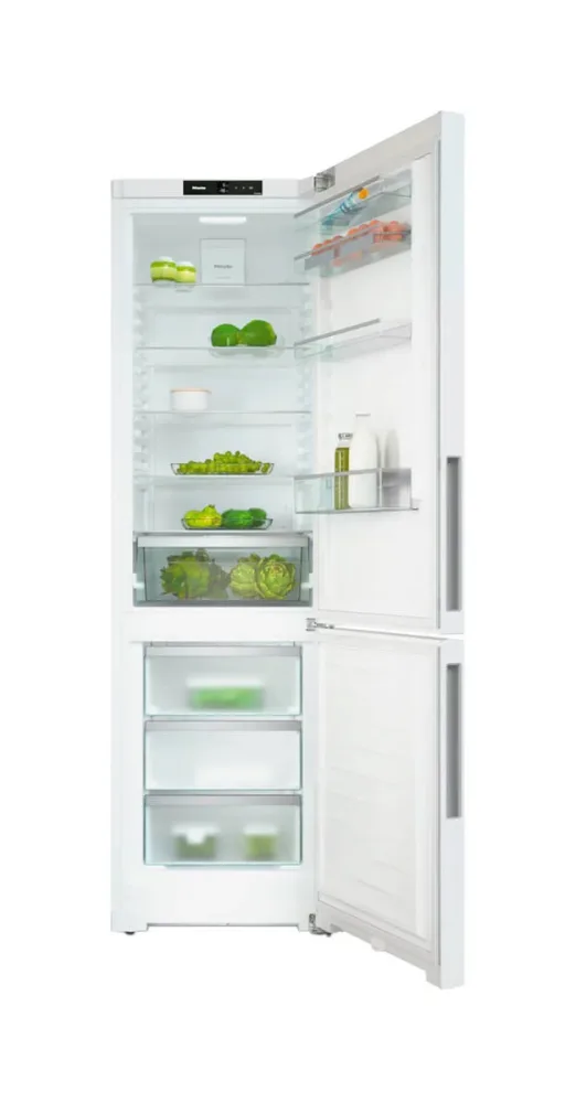 Miele KFN 4395 CD Kühl+/Gefrierschrank – Kühlschrank mit Gefrierfach freistehend – weiss