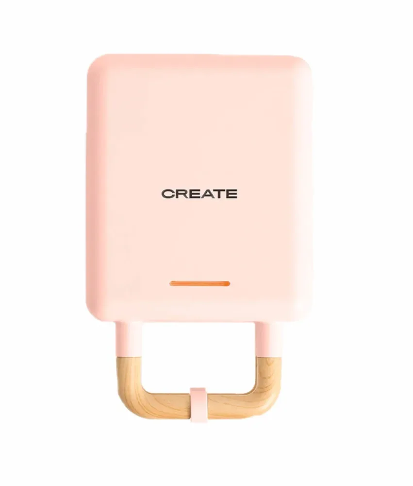 CREATE STONE 2 IN 1 COMPACT pastellrosa Sandwich Maker – Sandwichmaker/Sandwichtoaster – pastellpink