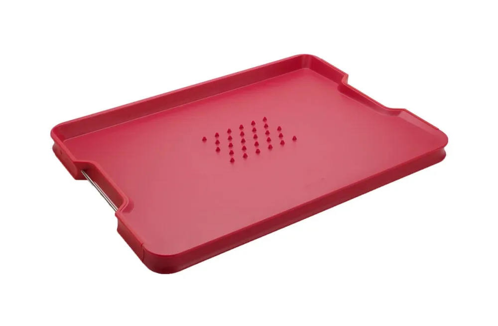 Joseph Joseph Cut&Carve Plus Schneidebrett XL Rot