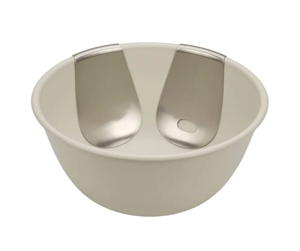 Salatschüssel Joseph Joseph Grau Edelstahl 30 cm 14 cm - Farbe: steingrau - Material: Edelstahl/Polypropylen - Salatschüssel