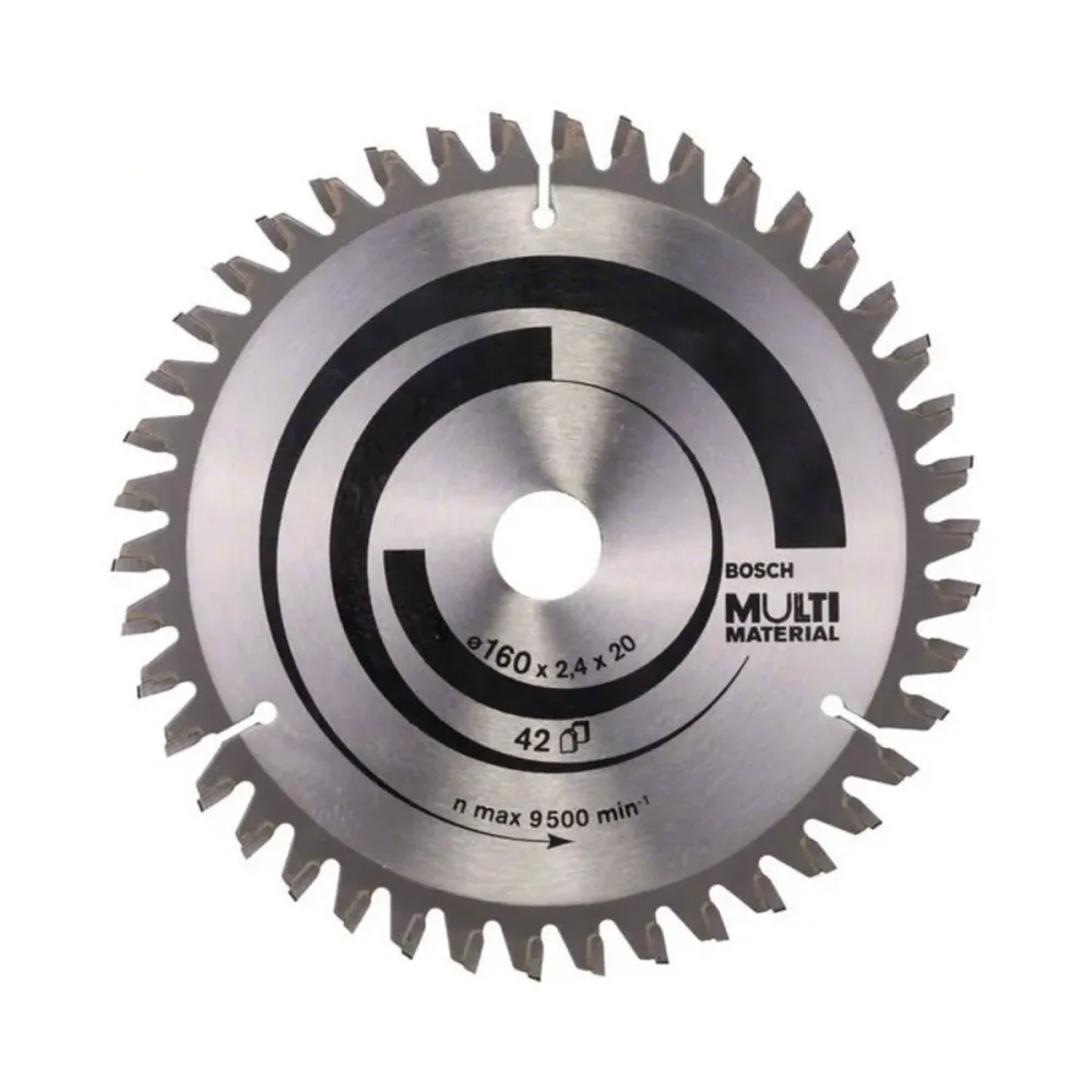 Bosch Accessories Multi Material 2608640503 Hartmetall Kreissägeblatt 160 x 20 x 2.4 mm Zähneanzahl: 42 1 St.