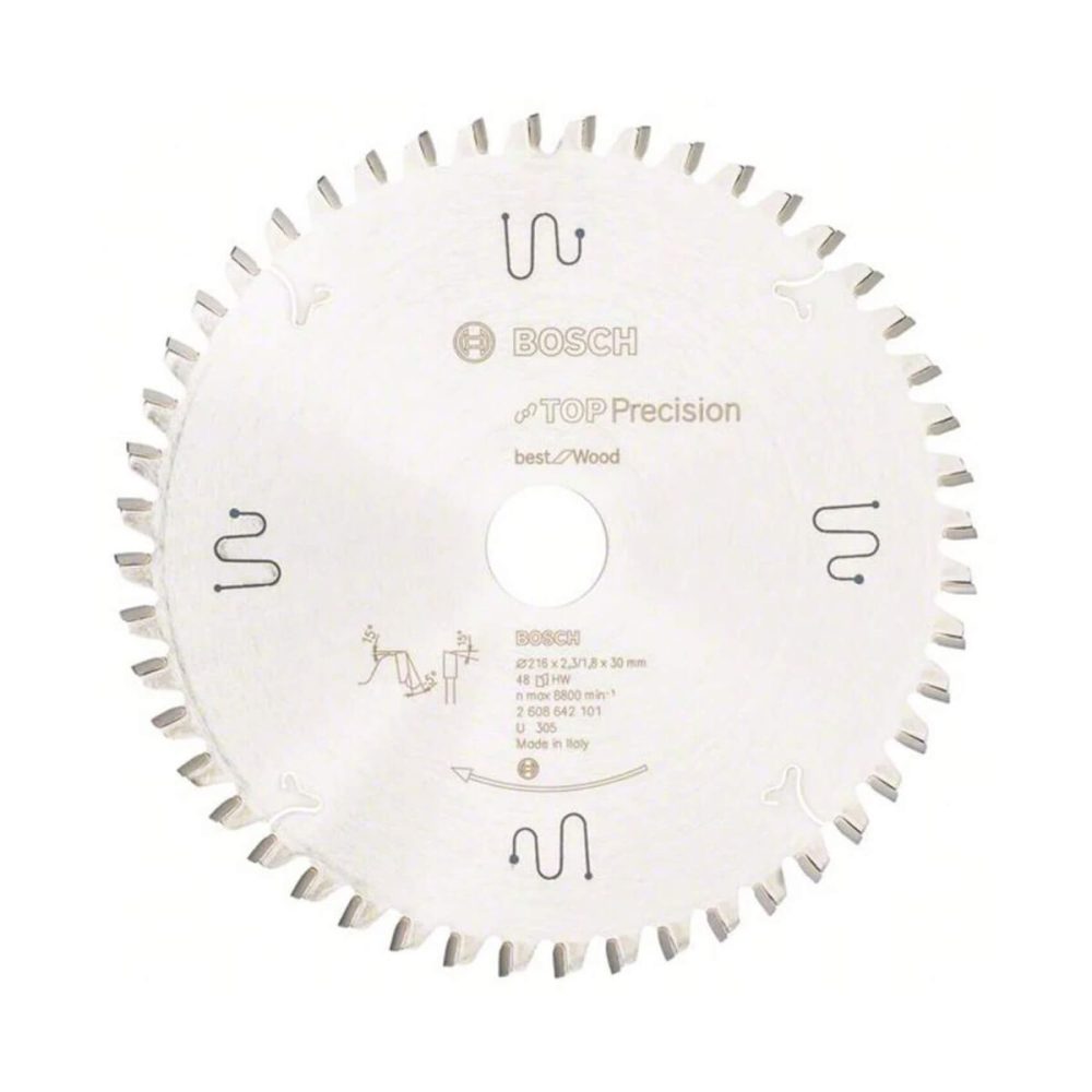 Bosch Top Precision 216 mm Kreissägeblatt