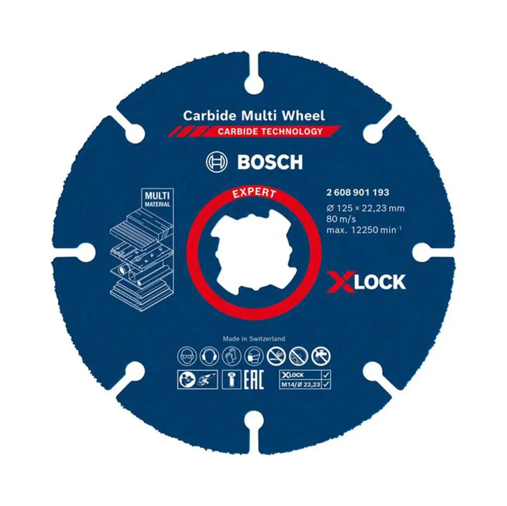 Bosch Trennscheibe Carbide Multi Wheel Expert X-Lock | Ø 125mm