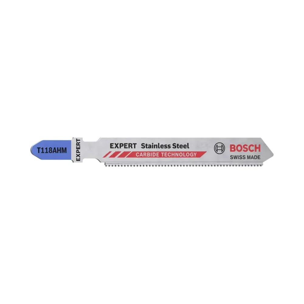 Bosch Accessories 2608900561 EXPERT ?Stainless Steel? T 118 AHM Stichsägeblatt, 3 Stück 3 St.