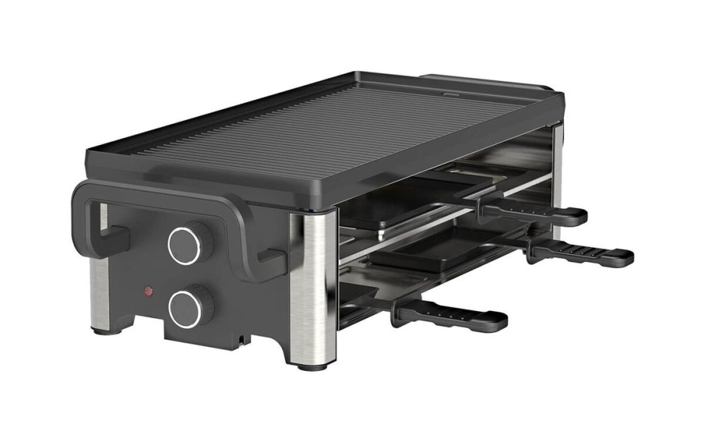 Ohmex Raclette Grill OHM-RCL-2946 – Raclette Ofen/Raclette Grill – schwarz