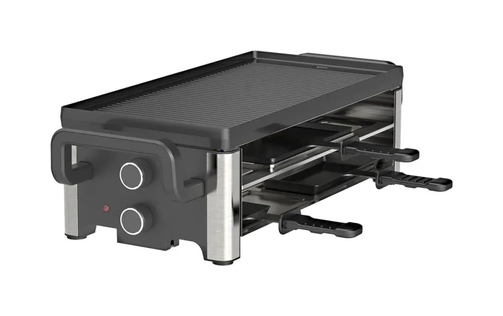 Ohmex Raclette Grill OHM-RCL-2946 – Raclette Ofen/Raclette Grill – schwarz