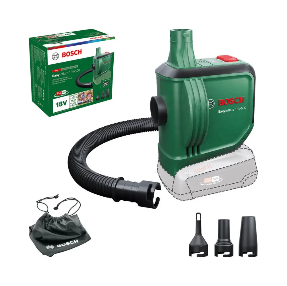 Bosch Home and Garden Akku-Druckluft-Kompressor EasyInflate 18V-500 0.03 bar