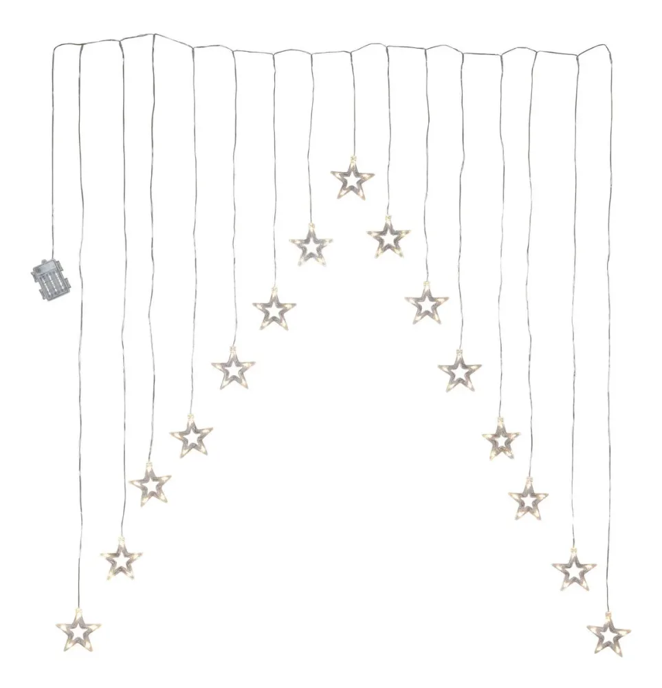 Star Trading DecyStar Vorhang Lichterkette 125 cm