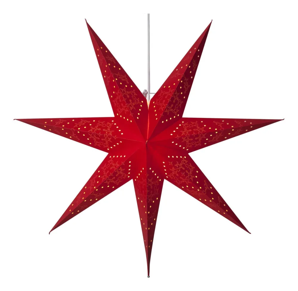 Star Trading Sensy Papierstern 16 cm Rot