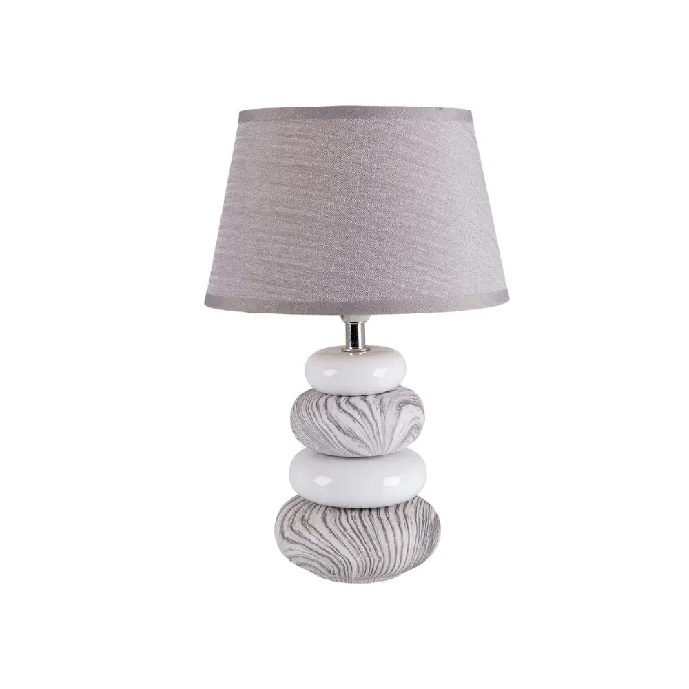 Näve Stoney Tischleuchte Keramik Grau 31 cm