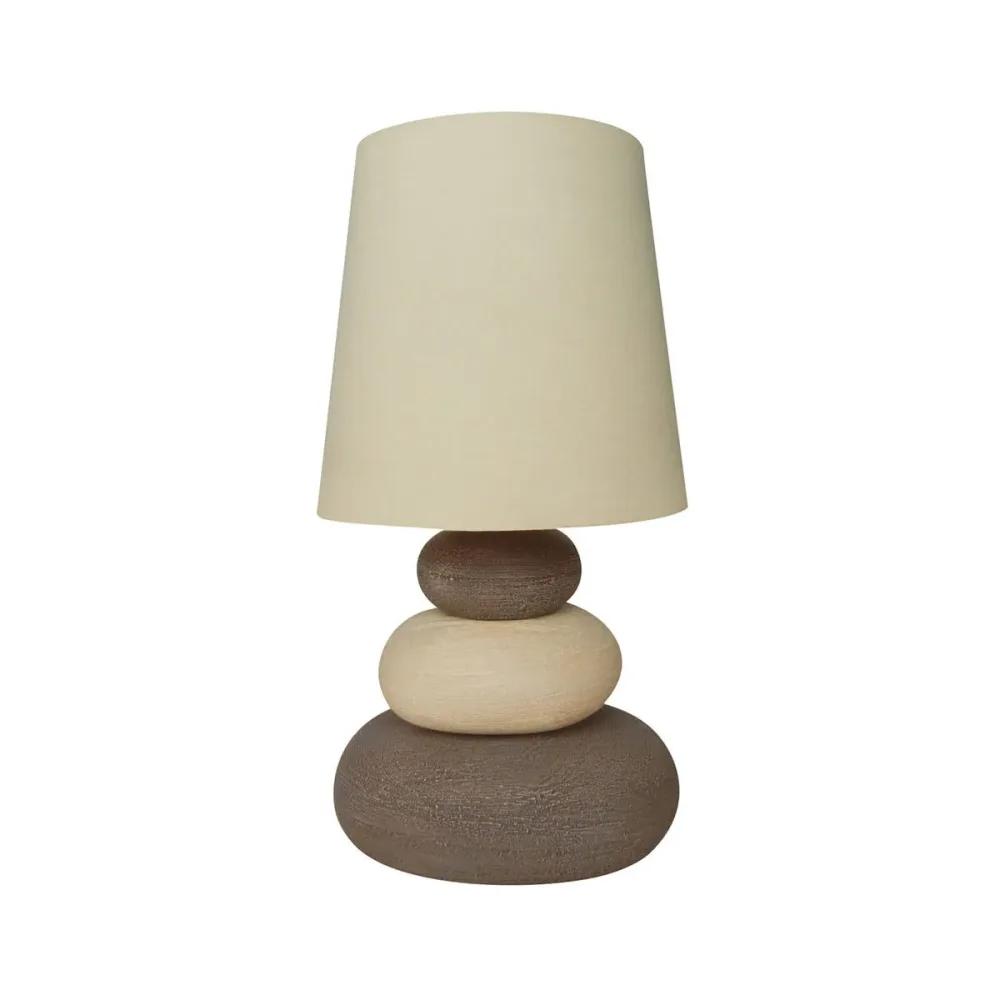 Näve Stoney Tischleuchte Keramik Natur 31 cm
