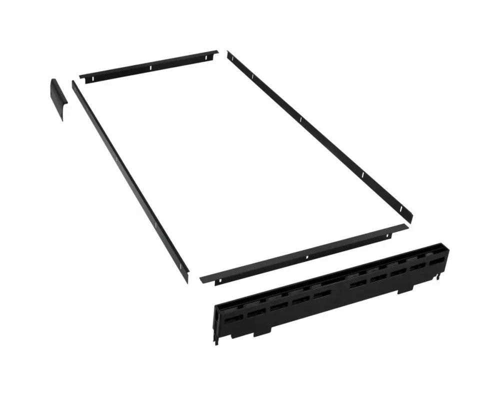Miele KDR sw K 34542-55 EF Dekorrahmen Zubehör Kühlschrank – Lüftungsgitter/Dekorrahmen/Türfronten – schwarz