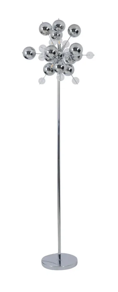 Näve Explosion Stehleuchte Chrom 167 cm