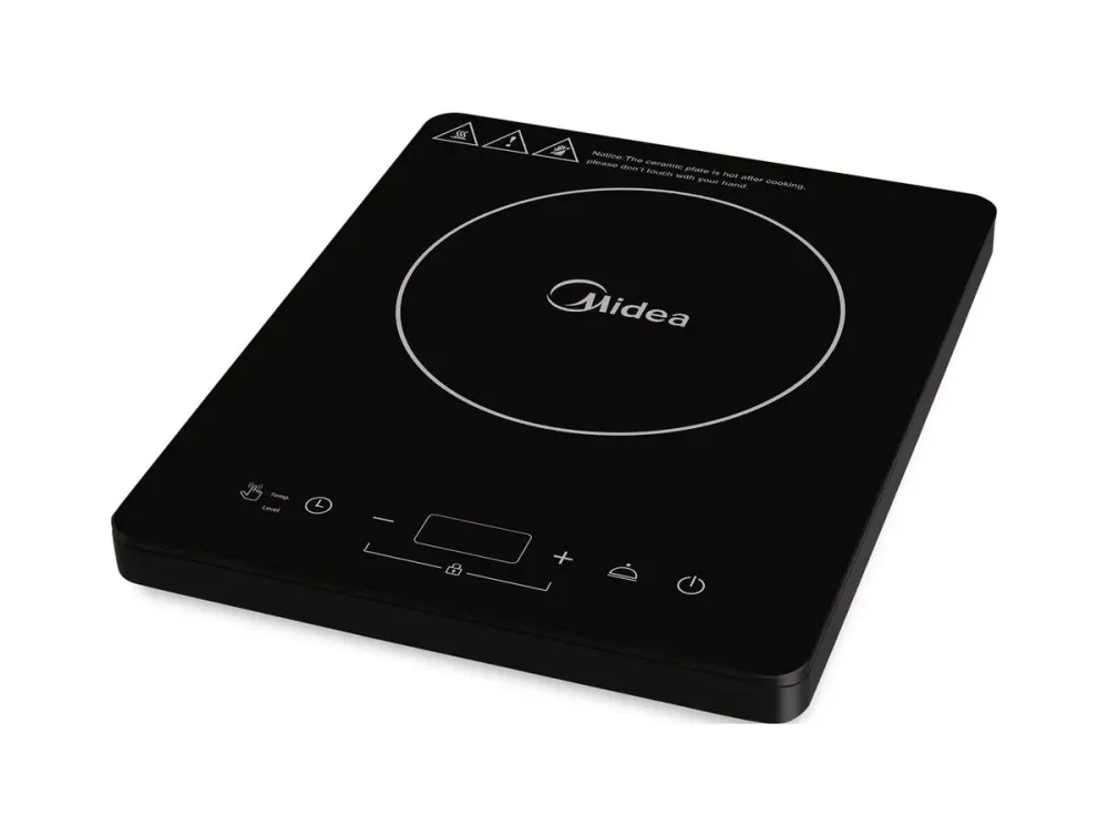 Midea Kochplatte Induktion Ø 17 cm Induktionskochplatte – schwarz