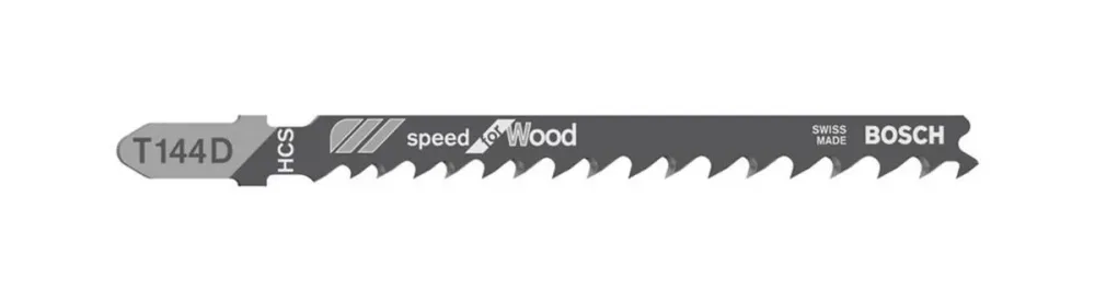 Bosch Accessories 2608630040 Stichsägeblatt T 144 D Speed for Wood, 5er-Pack 5 St.