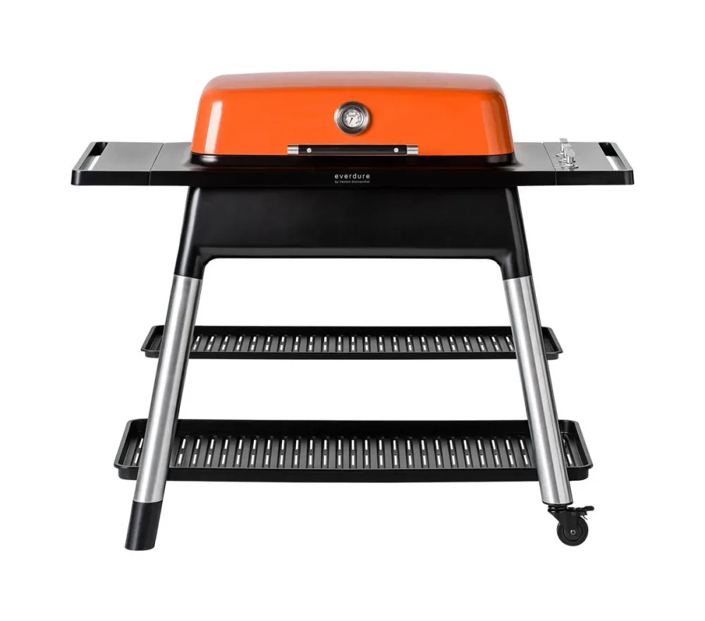 Everdure FURNACE Gasgrill, orange mit Doppelboden Gasgrill