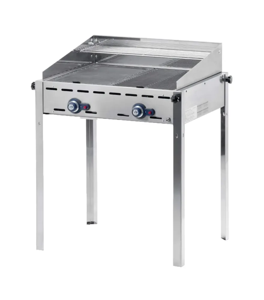 HENDI, Gasgrill, HENDI Green Fire 2 Brenner Gasgrill, Produkte & Wohnen