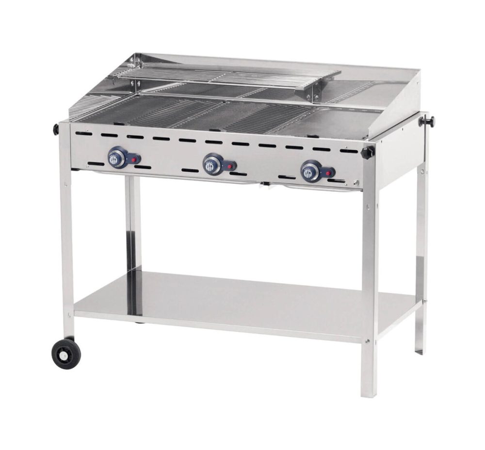 HENDI, Gasgrill, HENDI GREEN FIRE 3 BRENNER Gasgrill, Produkte & Wohnen