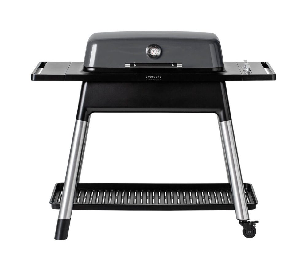 Everdure FURNACE Gasgrill, graphite mit Doppelboden Gasgrill – grafit