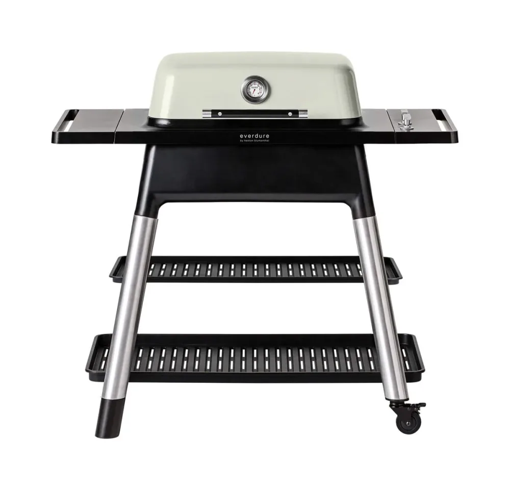 Everdure FORCE Gasgrill, stone mit Doppelboden Gasgrill – stone grey