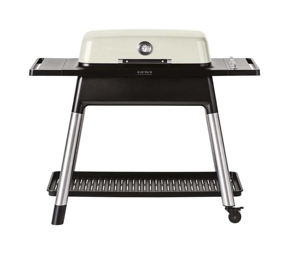 Everdure FURNACE Gasgrill, stone mit Doppelboden Gasgrill – stone grey