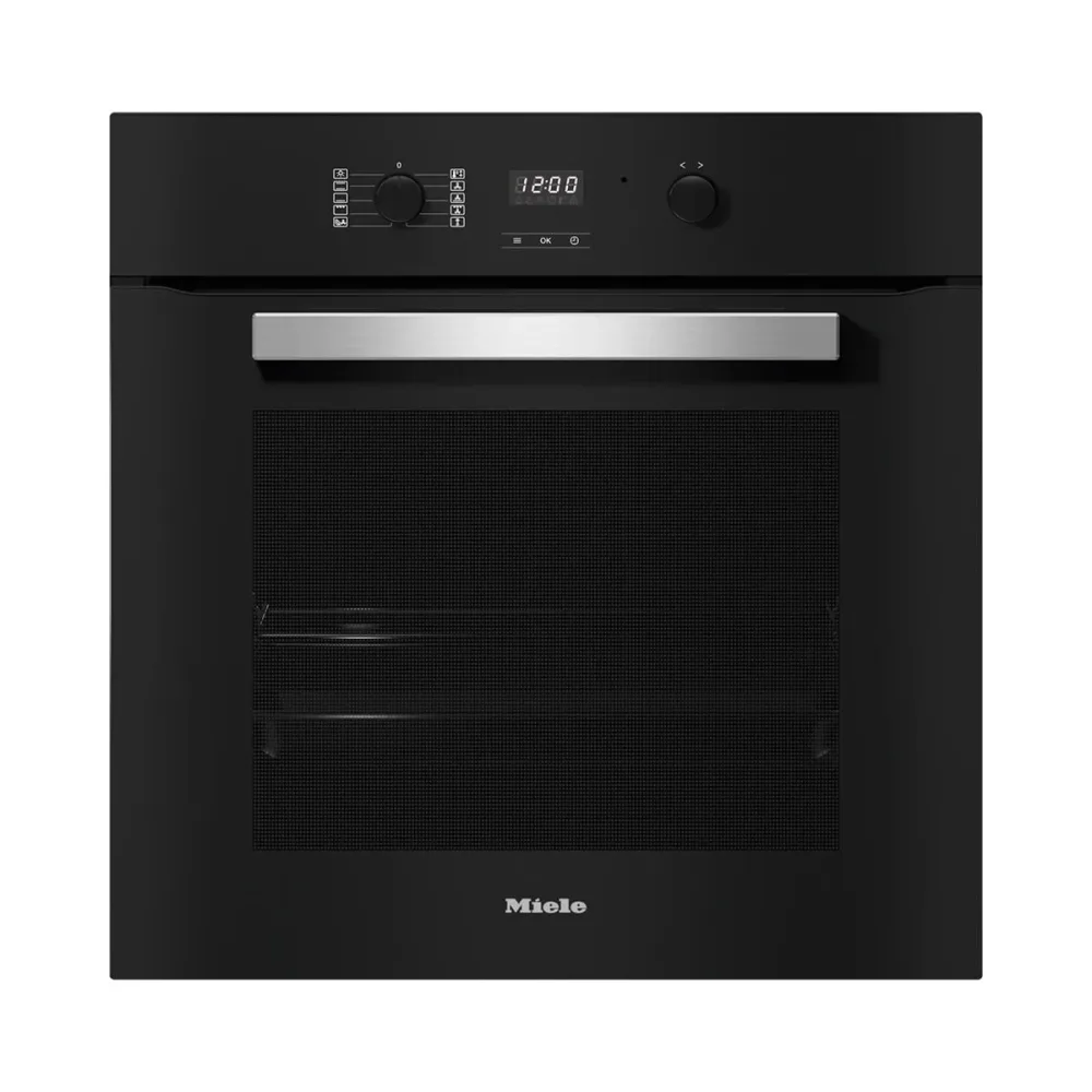 Miele Backofen H 2456-60 B SW Einbau Backofen 60cm – Einbau Backofen 60 cm – obsidianschwarz